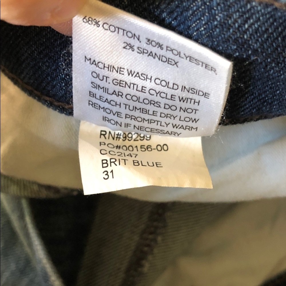 Level 99 Claudia Flare Jeans Mid Rise Brit Blue Size 31 Stretch - Picture 8 of 8
